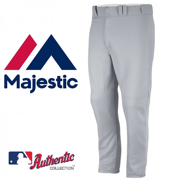 Details about   Majestic Baseball Softball Pants Youth XS Gray Drawstring Waist open hem YXS 